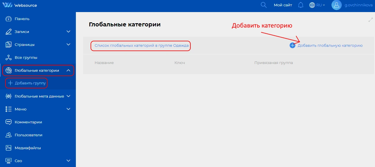 Категории 4